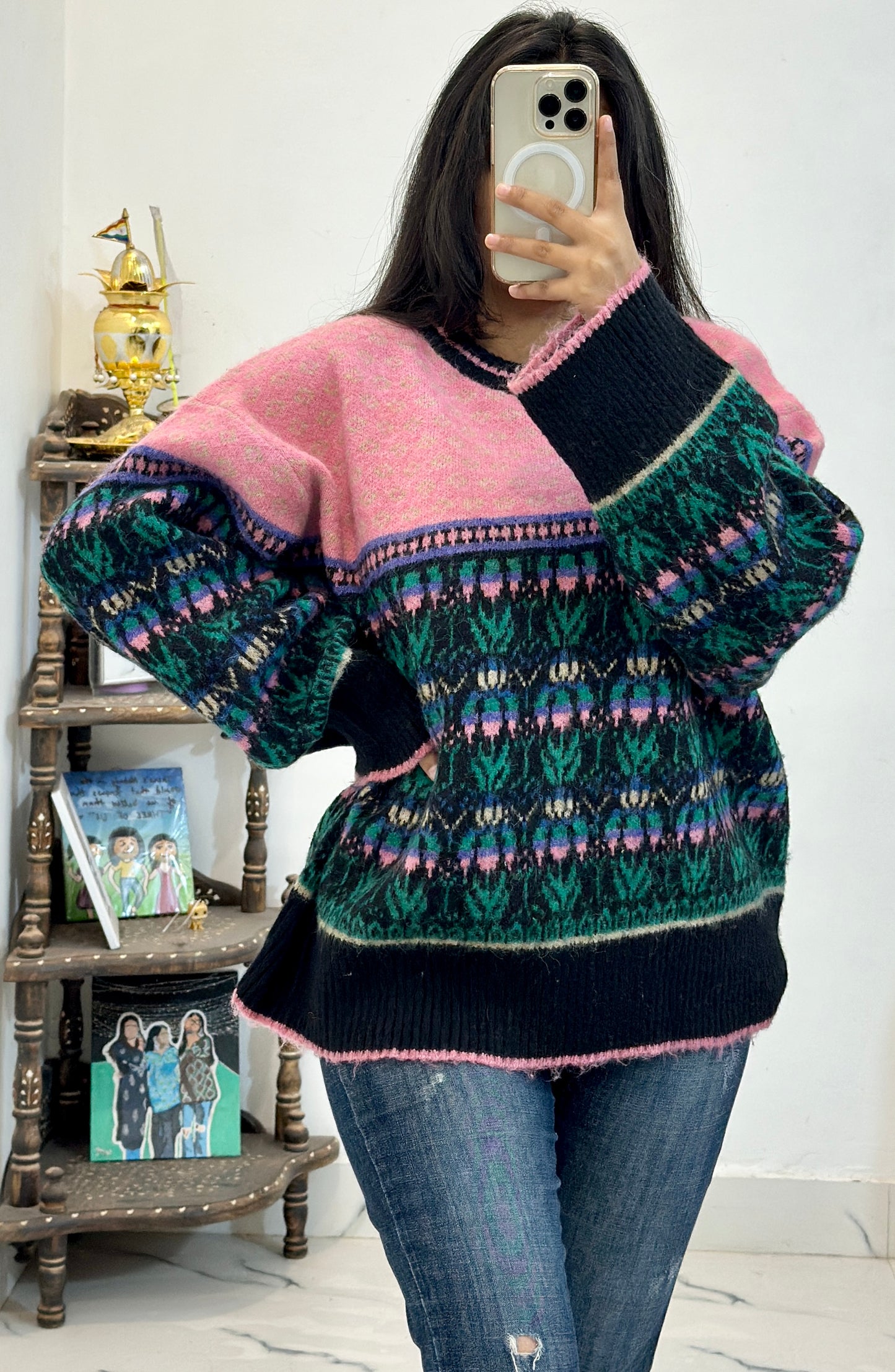 Oversized Korean sweater (46-48)