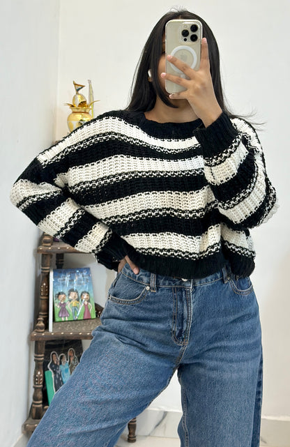 Oversized crop sweater (46-48)