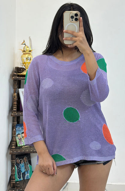 Pretty crochet top (36-38)