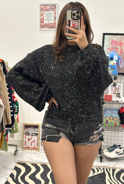 Oversized sequin sweater (46-48)