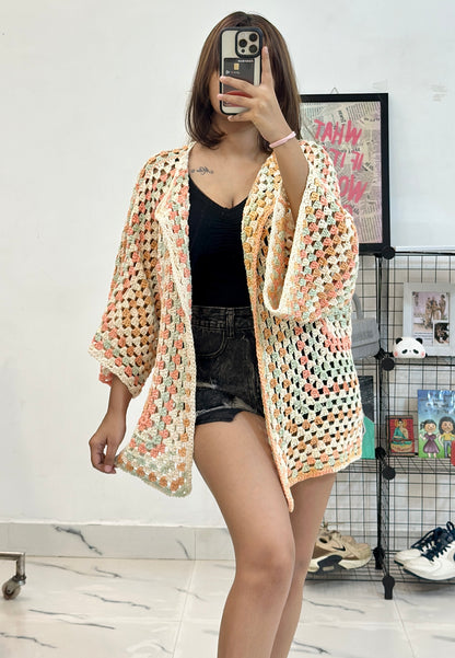 Oversized crochet shrug (46-48)