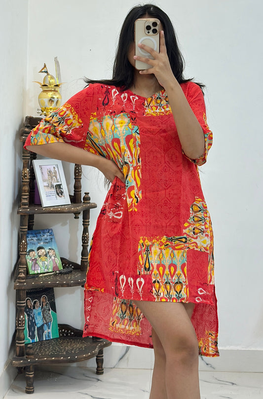 Cotton long top (38-40)