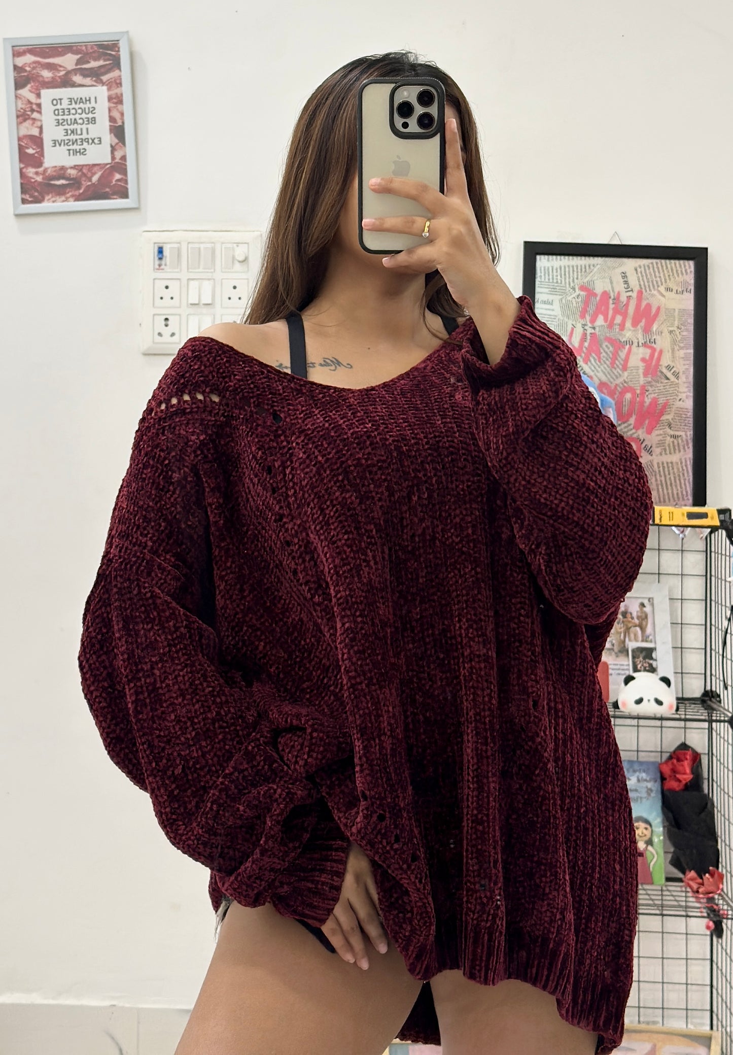 Oversized Chanel sweater (48-50)