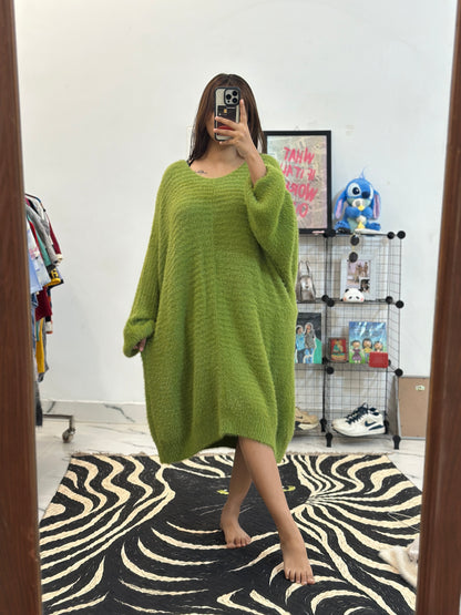 Heavy long furry pullover (50-52)