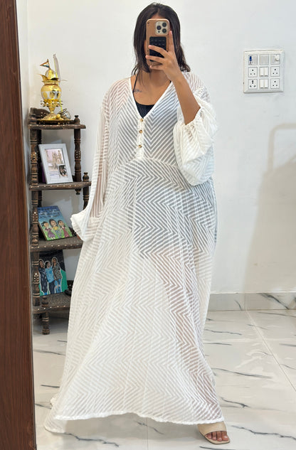 Pretty sheer oversized dress (50-52)