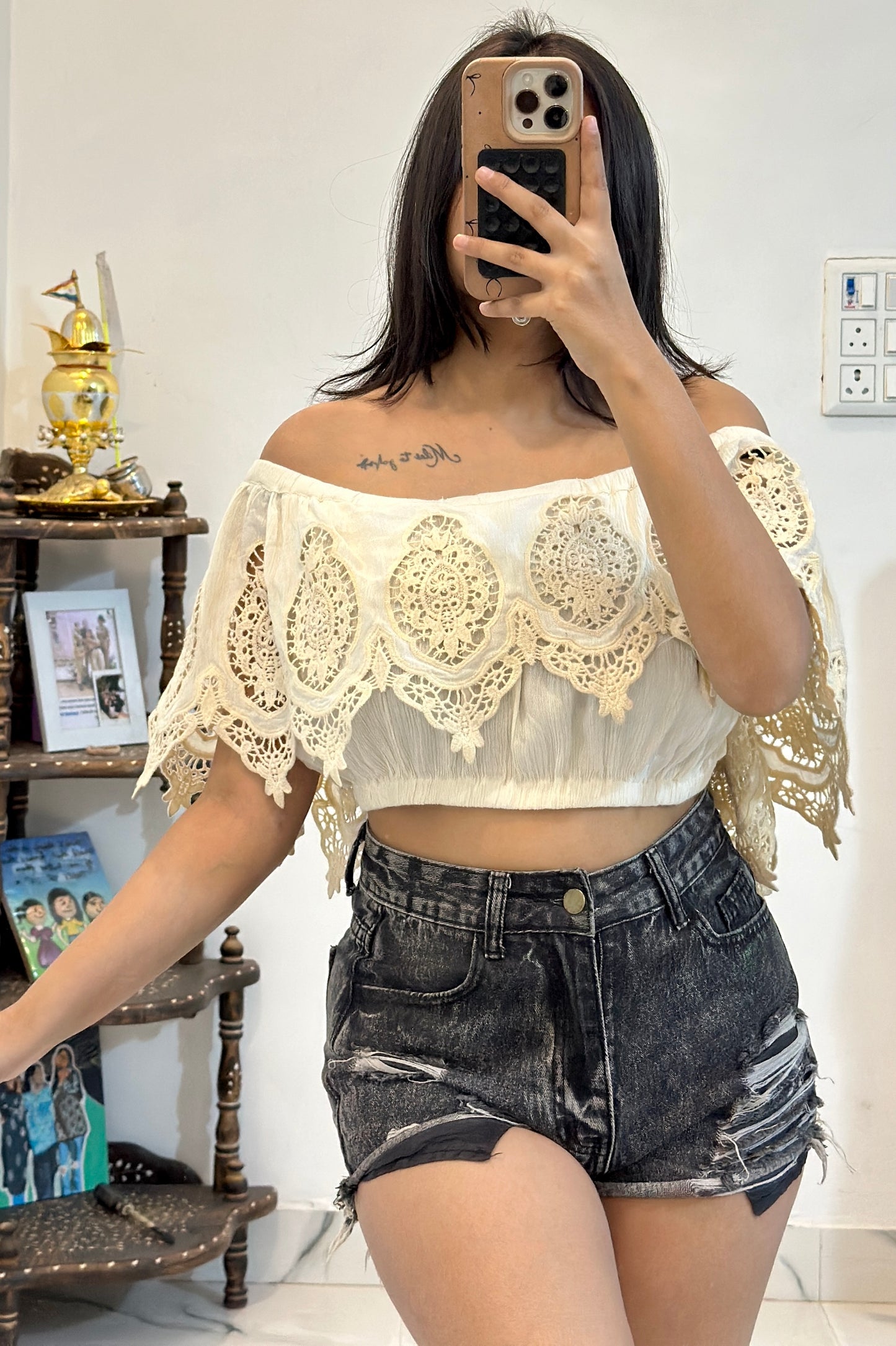 Pretty crop top (L-XL 40-42)