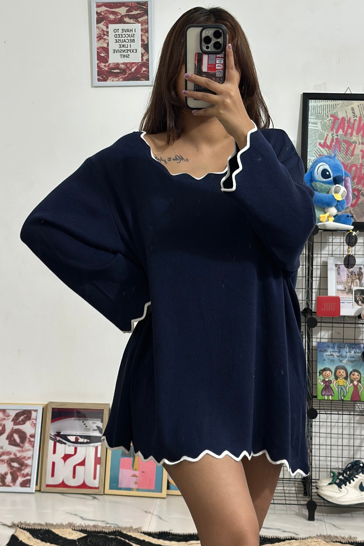 Oversized korean sweater 46-48