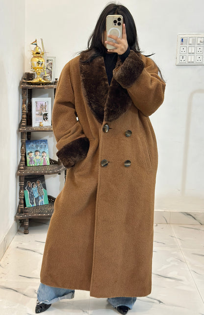 Heavy furry long coat (44-46)