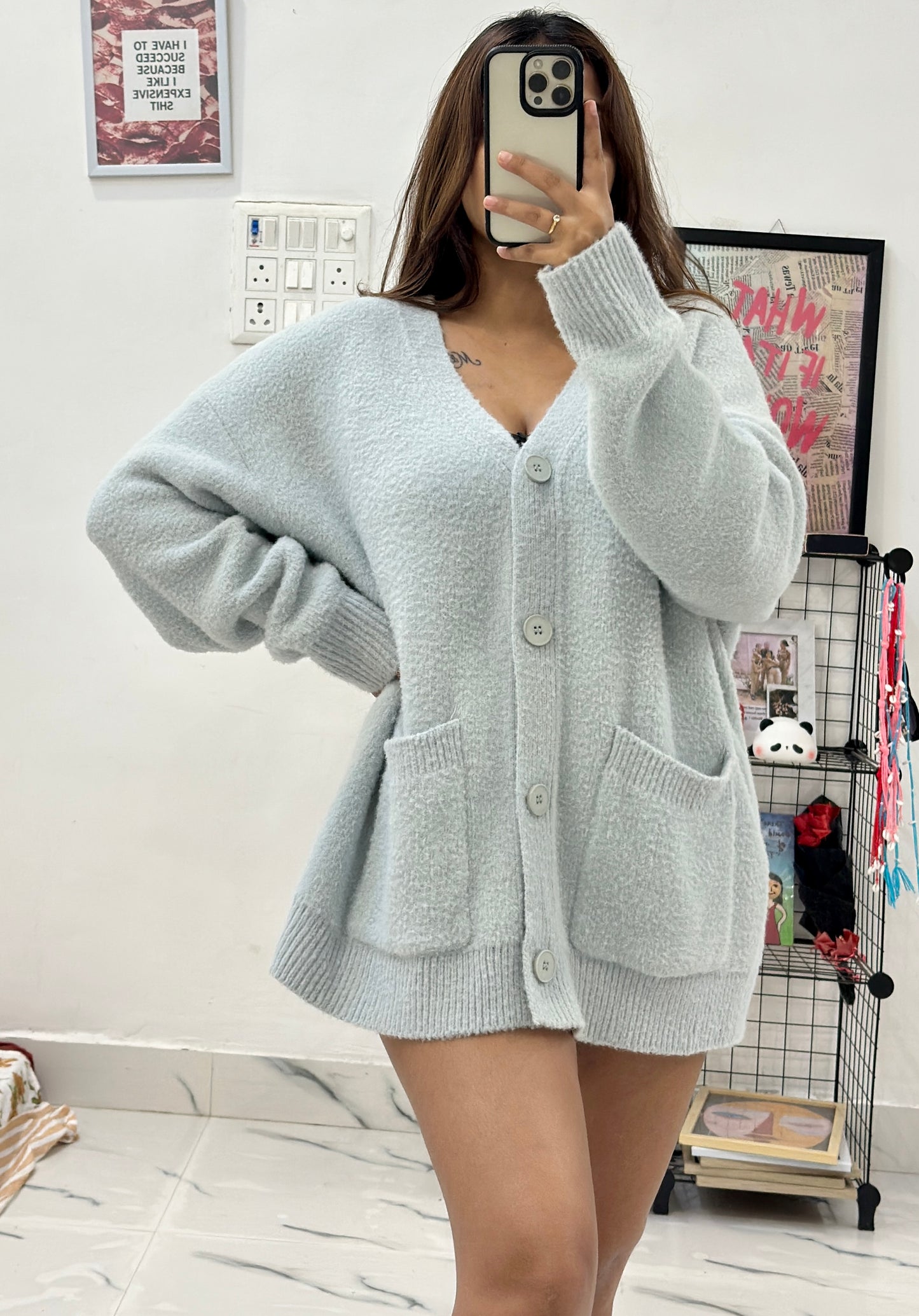 Oversized Korean cardigan (44-46)