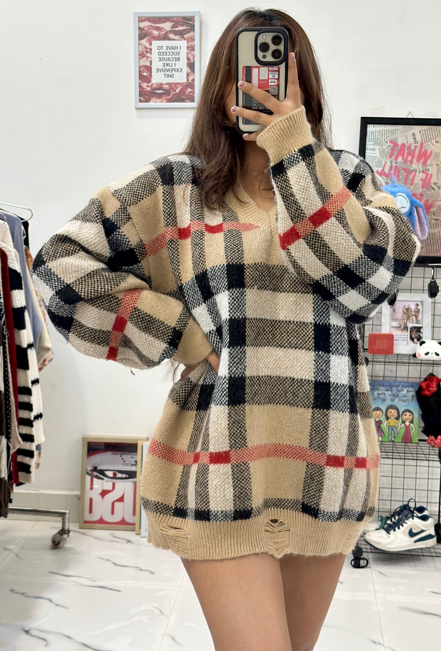Oversized heavy Korean sweater (42-44)