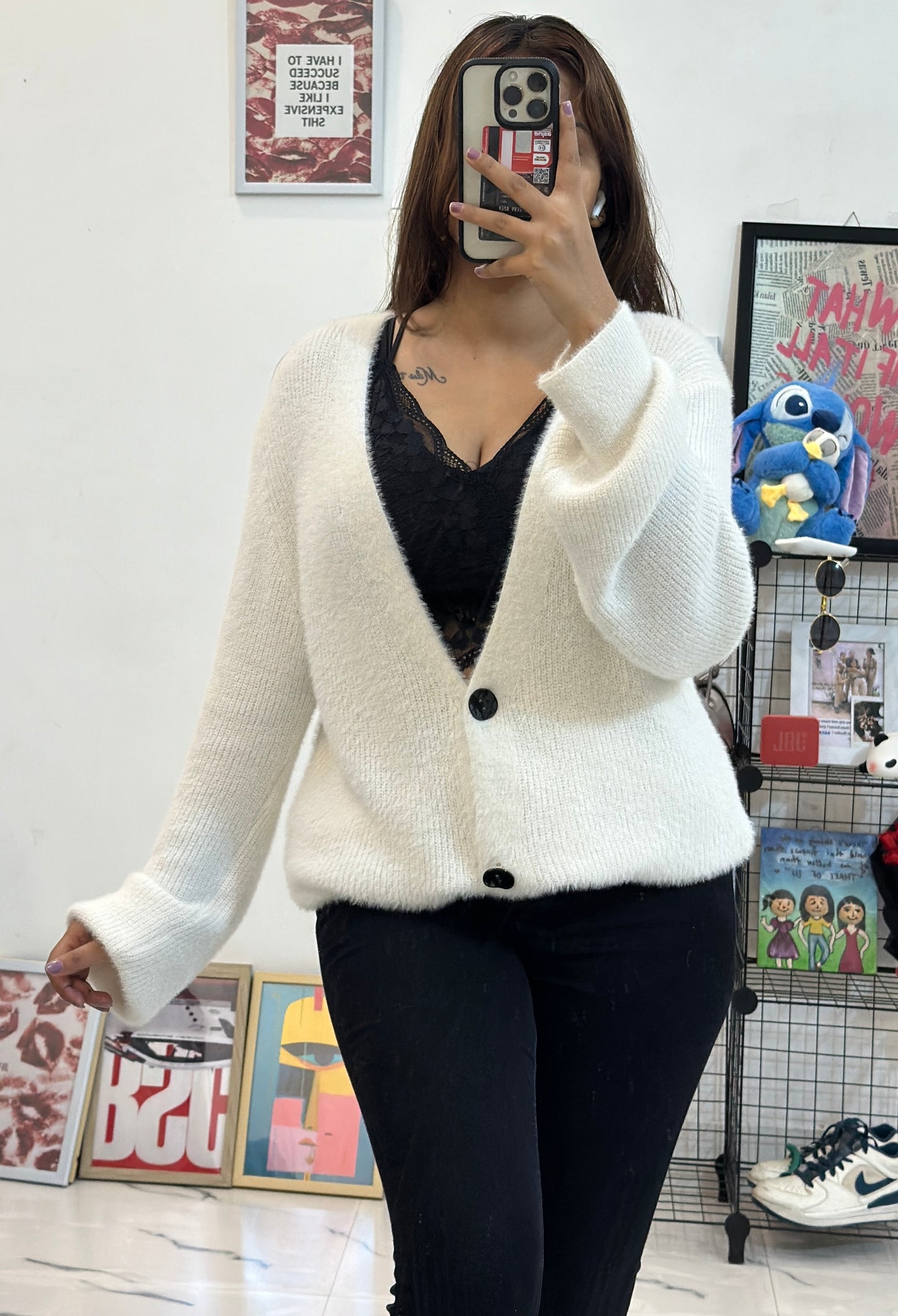 Pretty furry cardigan (40-42)