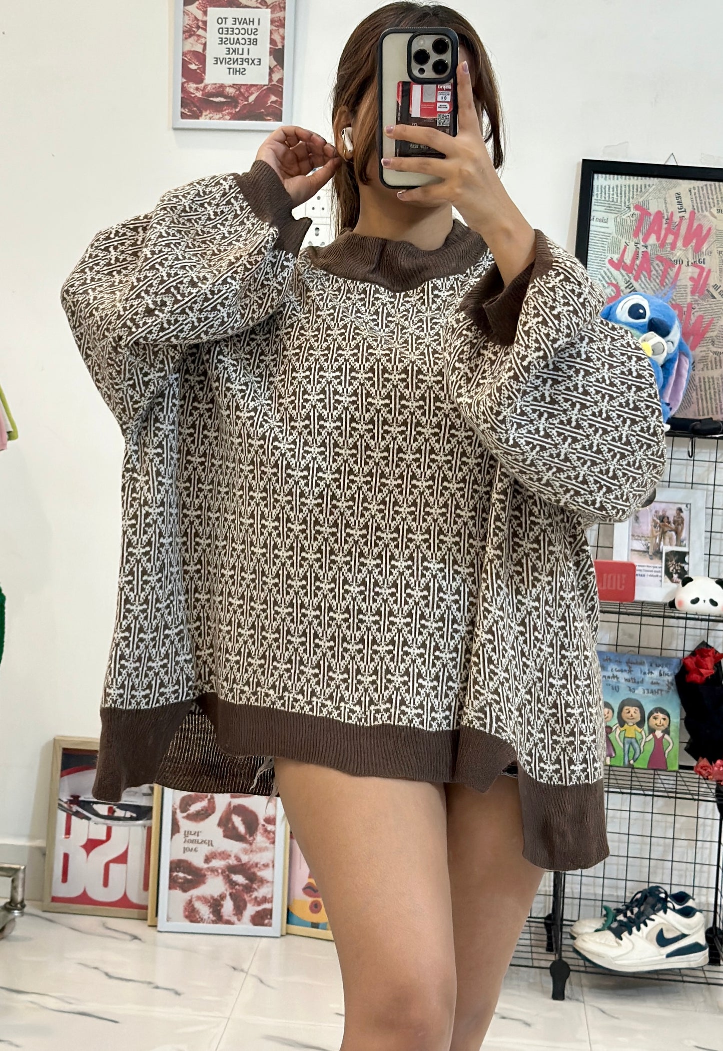 Oversized Korean sweater (48-50)