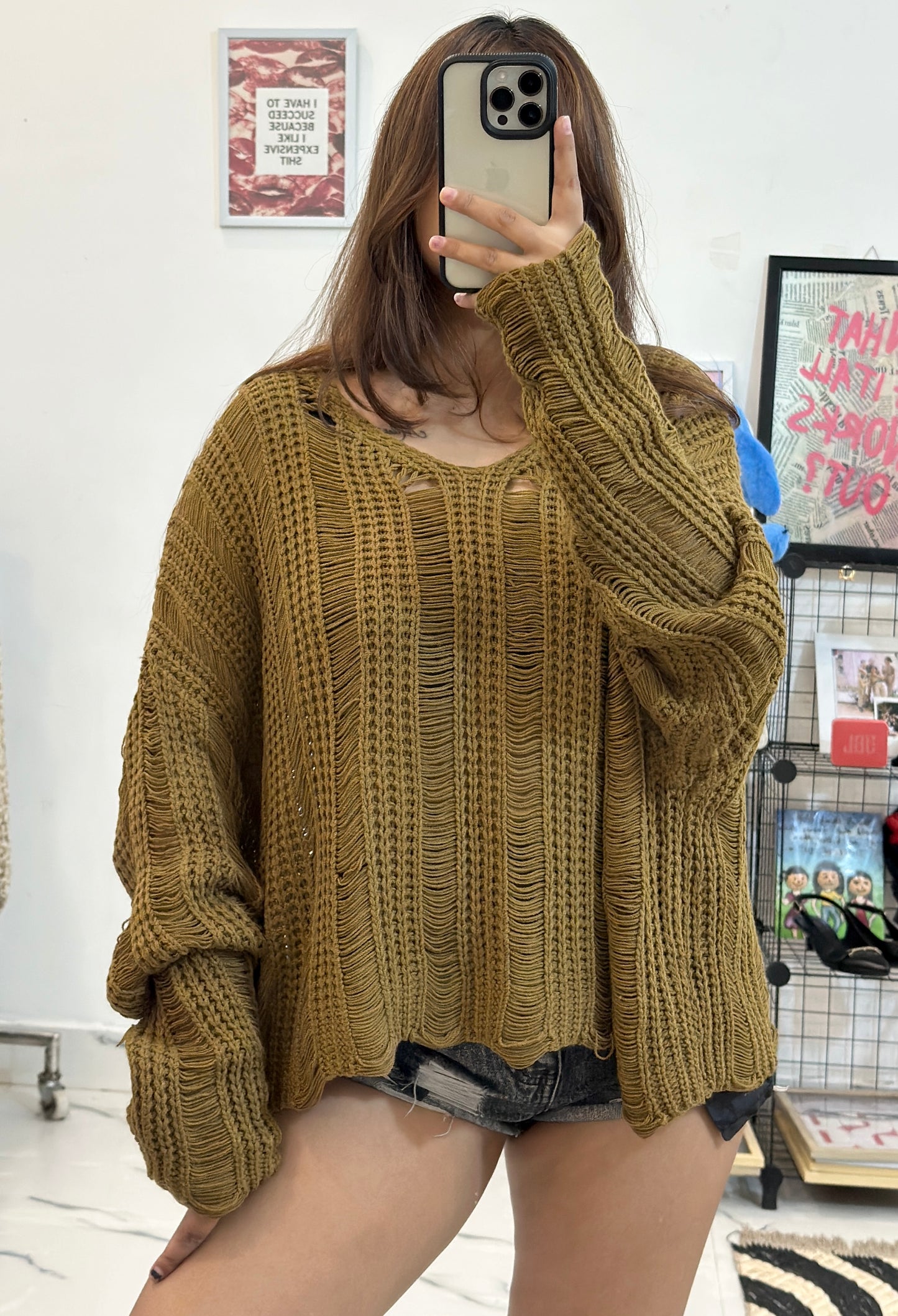 Oversized Korean sweater (46-48)