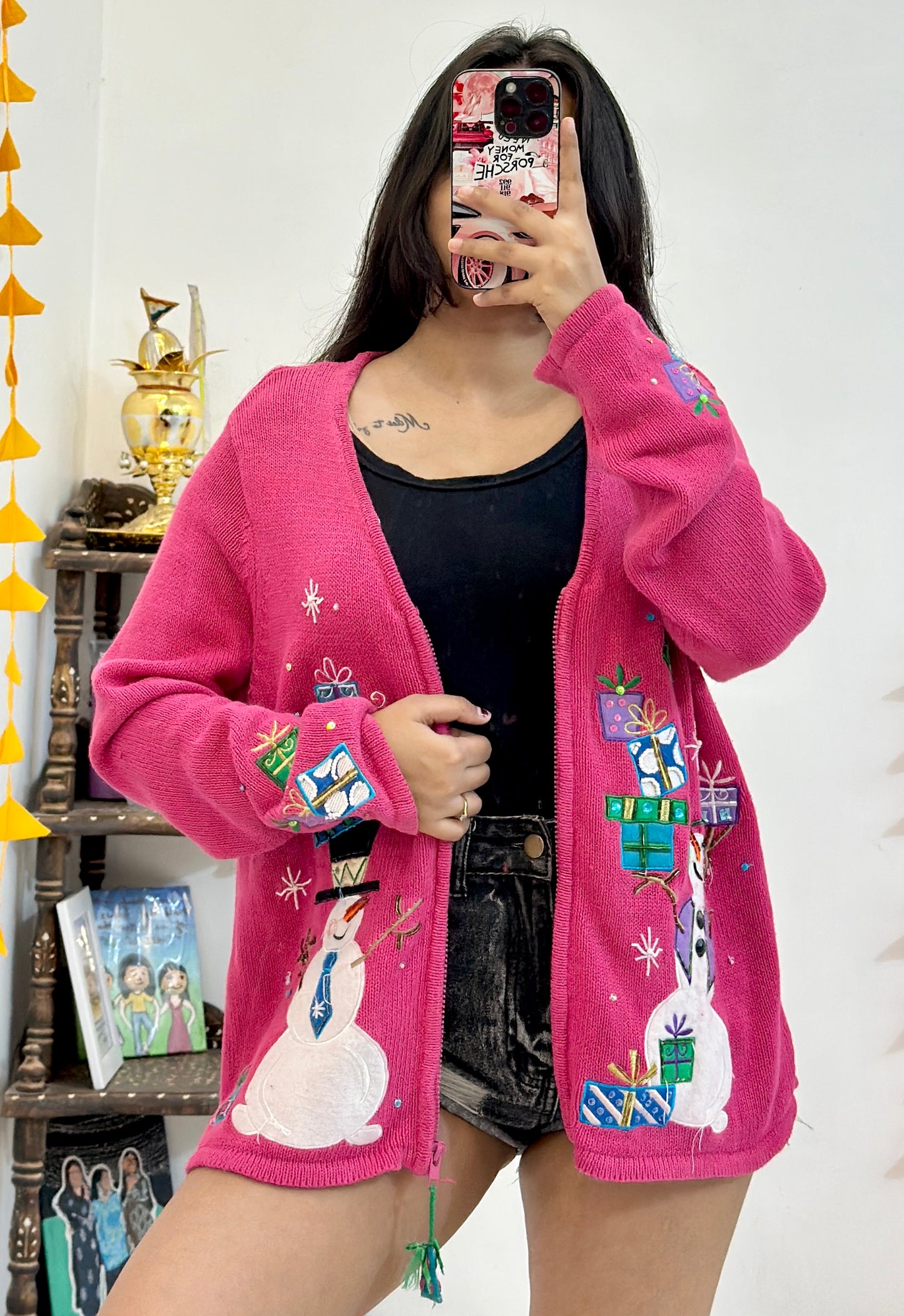 Oversized zipper sweater (40-42)