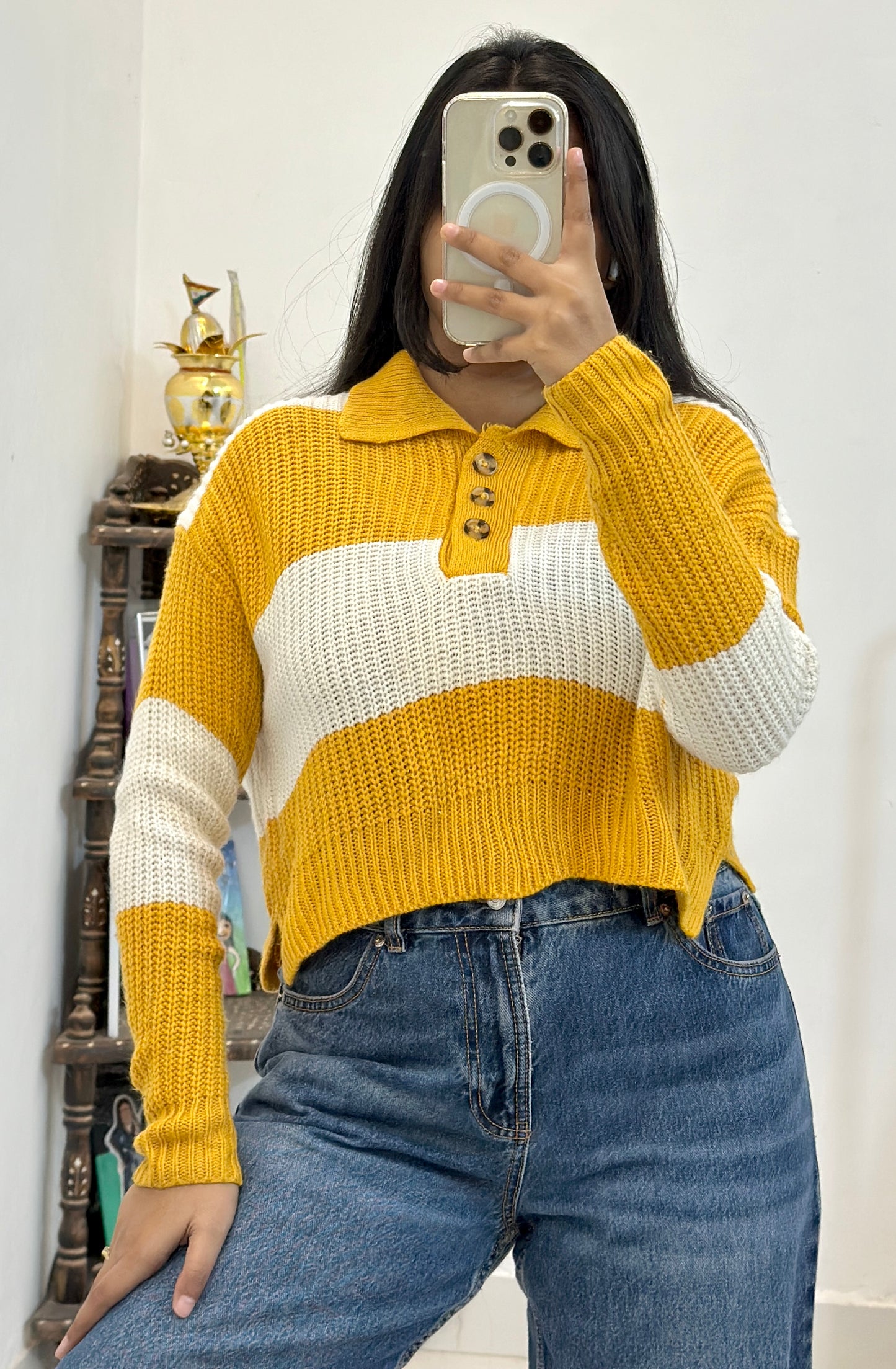 Korean crop sweater (34-38)