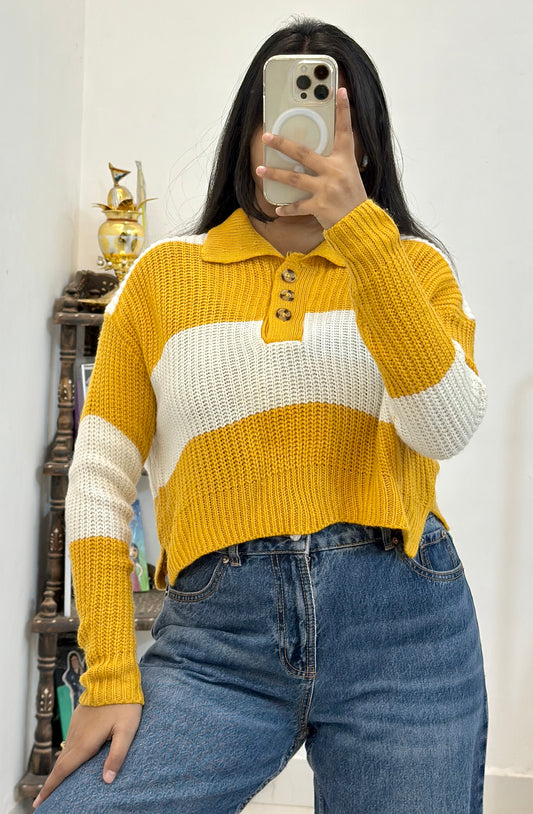 Korean crop sweater (34-38)