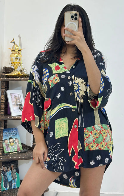 Oversized vintage shirt (46/48)