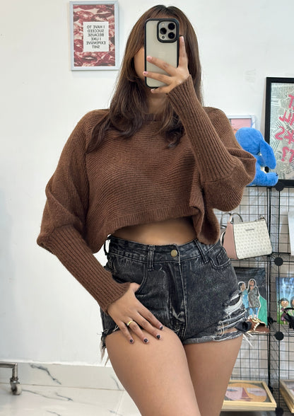Oversized crop sweater (44-46)