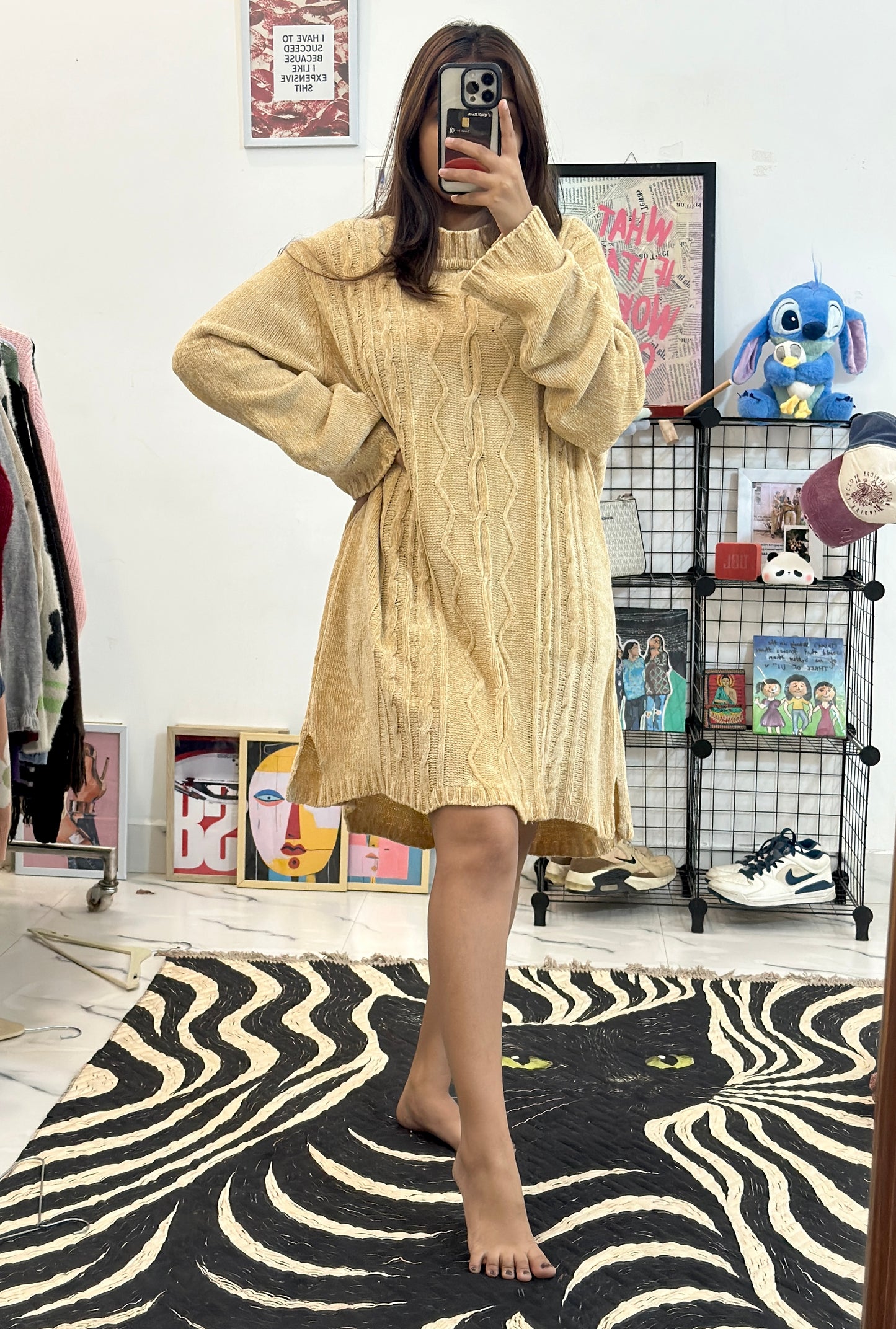 Korean oversized sweater (48-50)