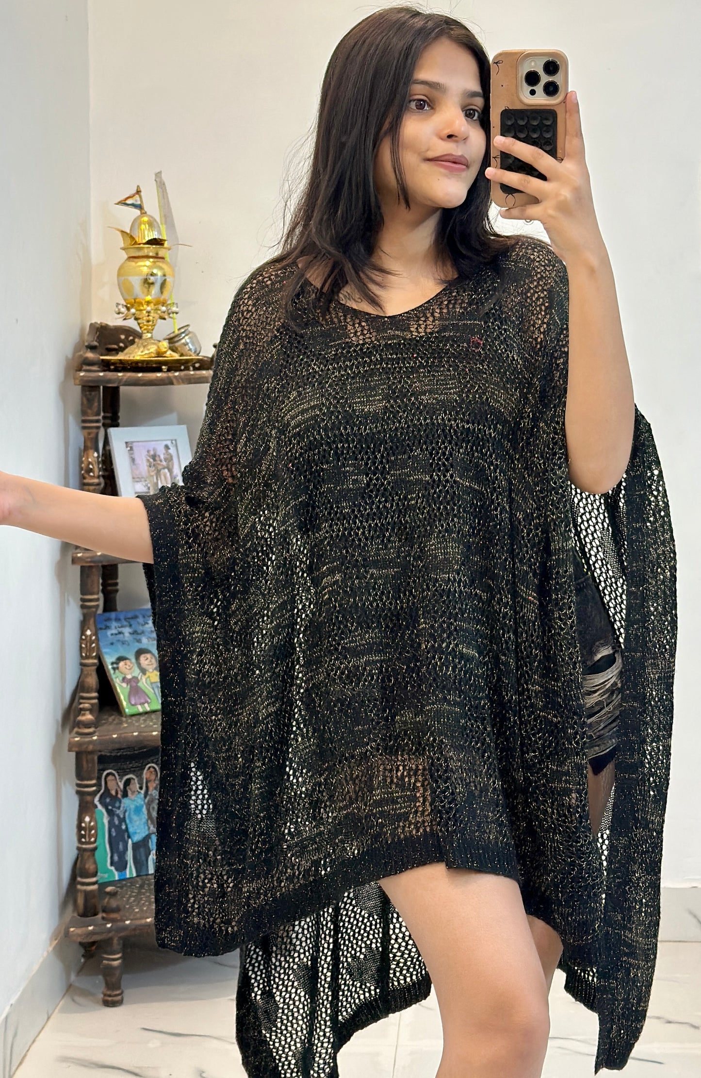 Pretty crochet upper (freesize)