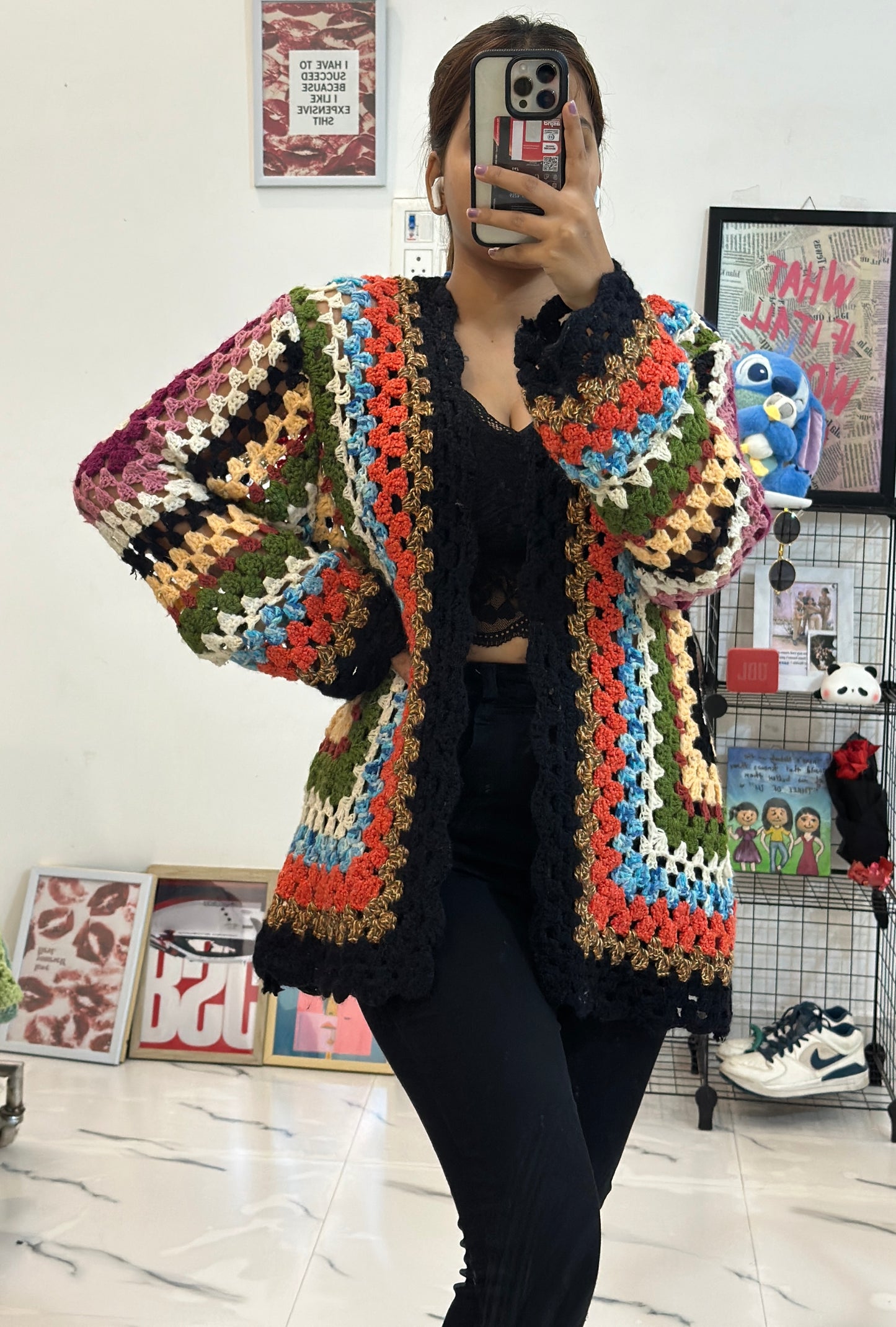 Pretty crochet shrug (42-44)