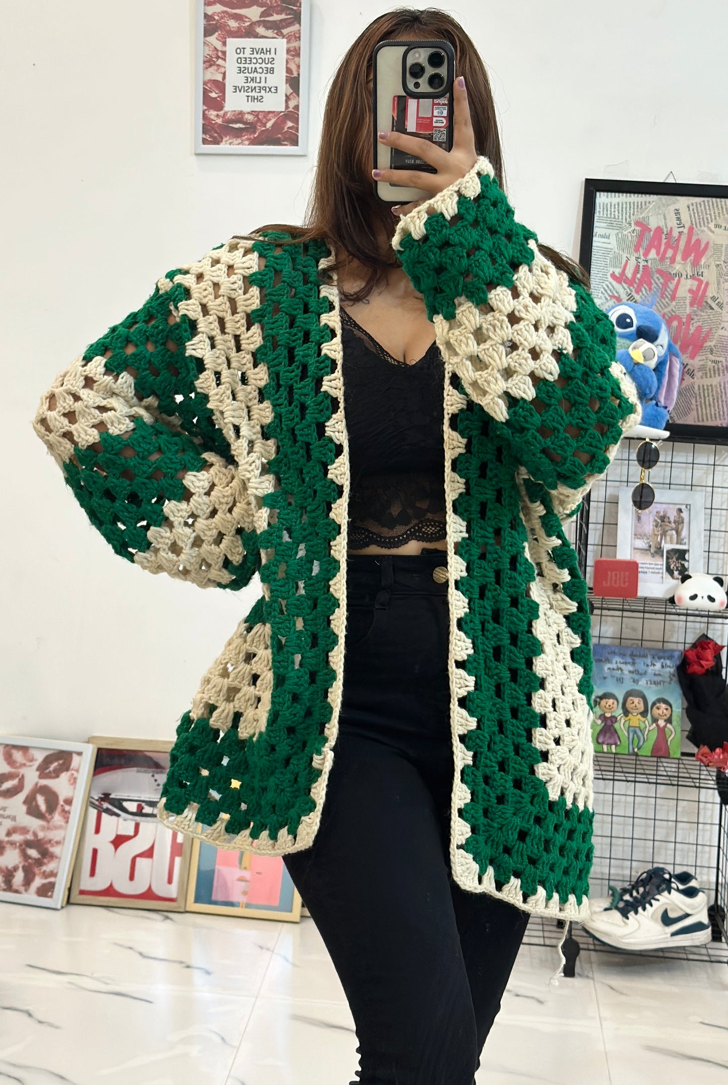 Crochet heavy cardigan (44-46)