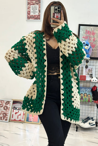 Crochet heavy cardigan (44-46)