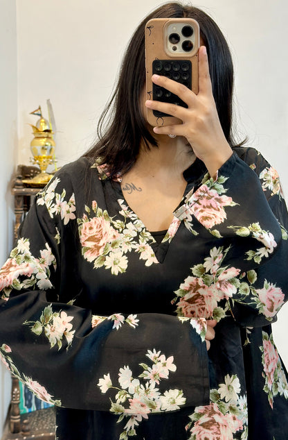 Oversized satin top (44-46)