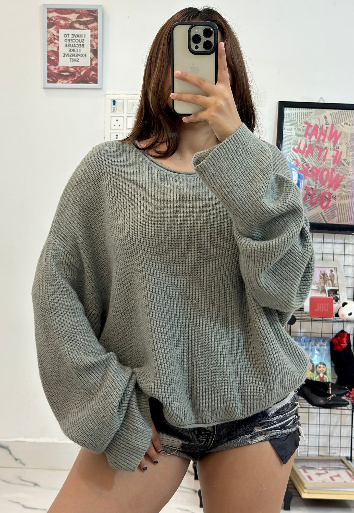 Oversized Korean sweater (46-48)