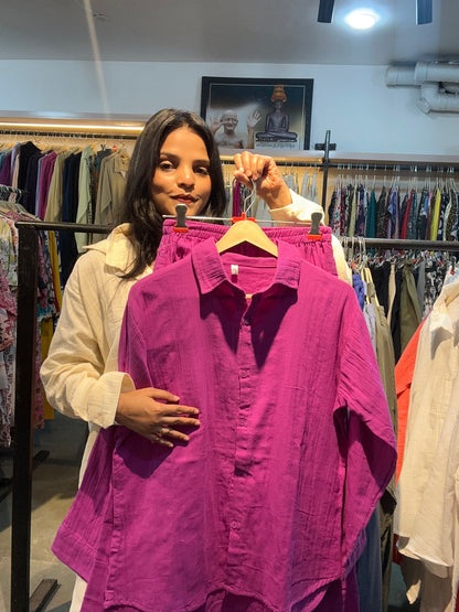 Pretty freesize cotton Cordset (upto 40-44)