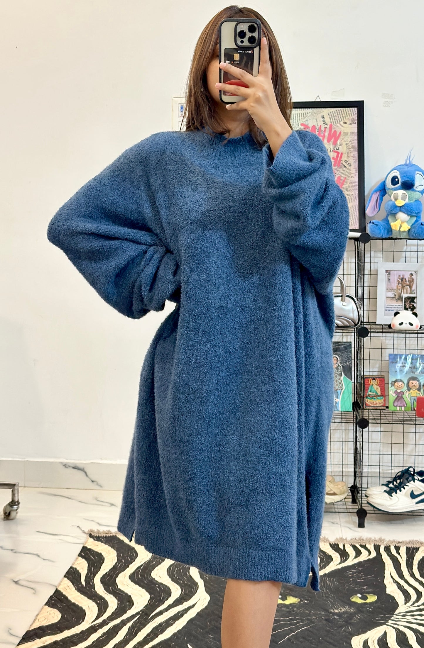 Oversized long pullover (46-48)