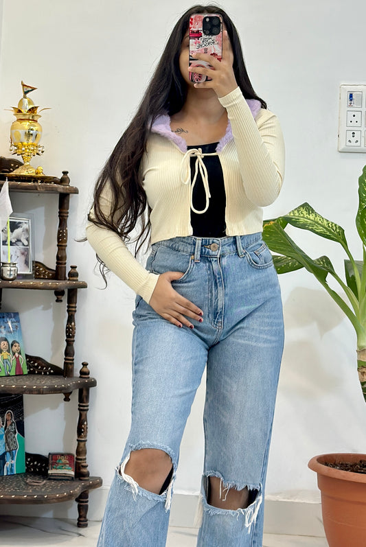 Pre winter furr top (Xs/S)