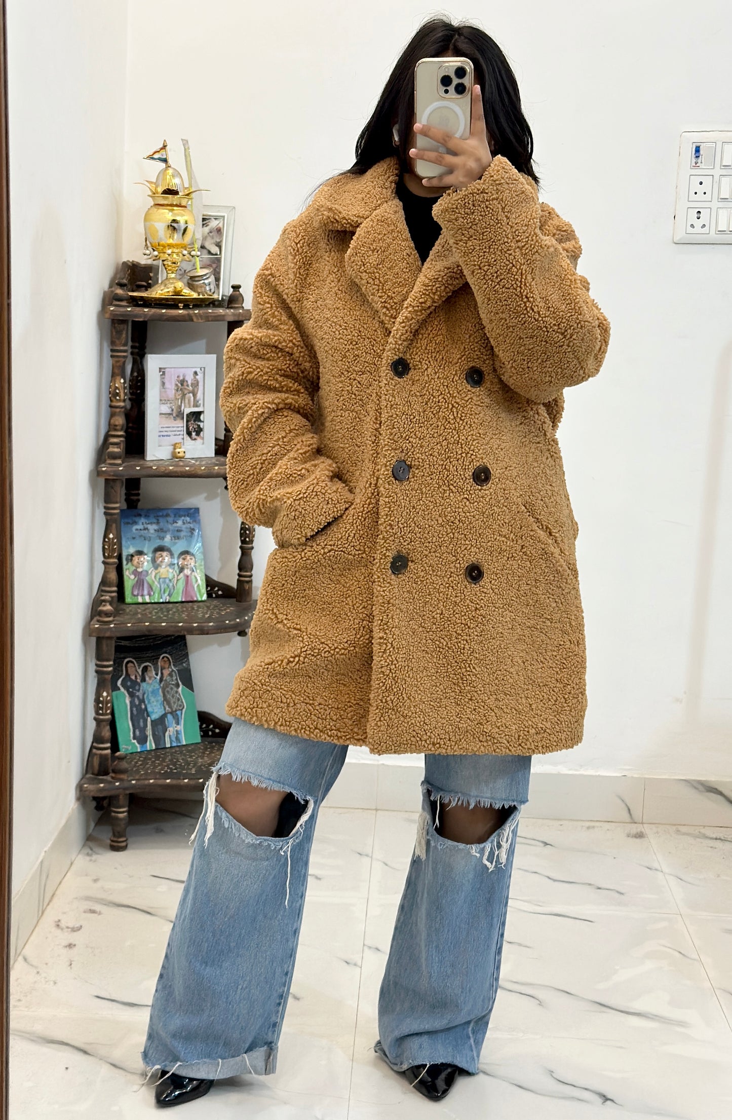 Heavy long coat (40-42)