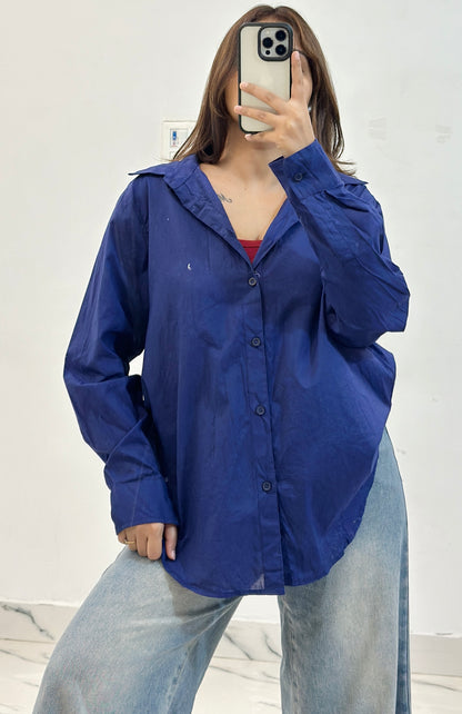 Cotton oversized shirt (40-42)
