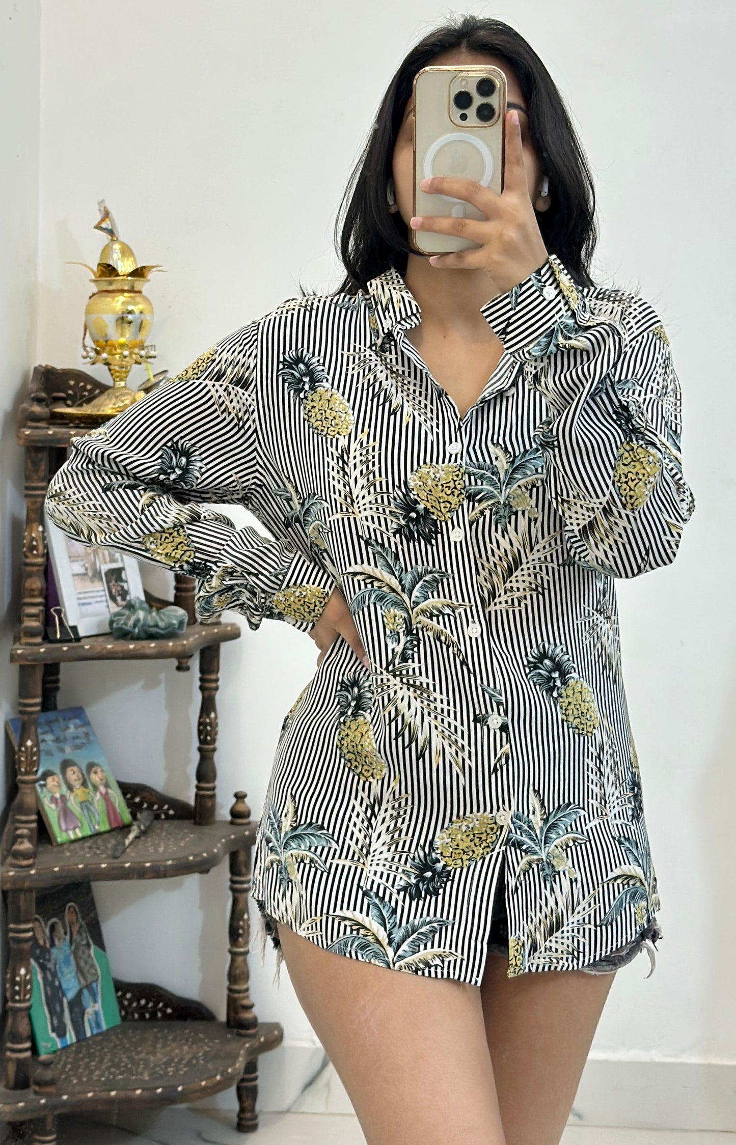 Cotton vintage shirt (32-34)