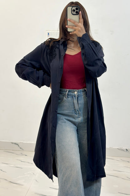 Long oversized shirt (38-40)