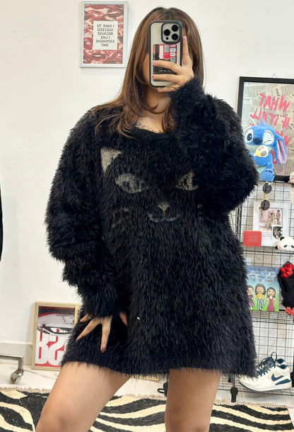 Oversized furry sweater (46-48)
