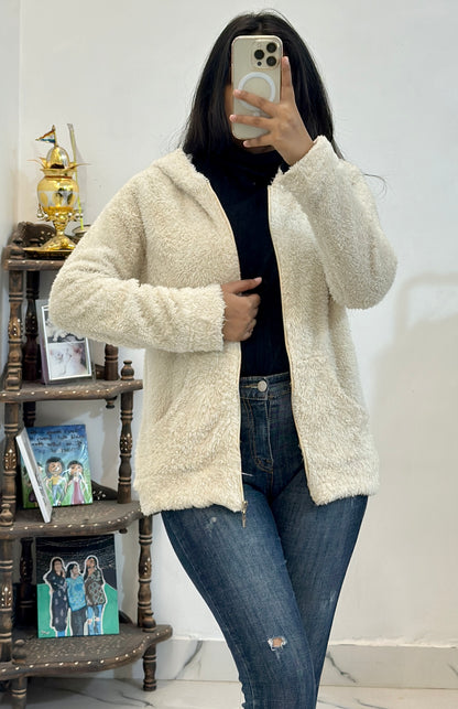 Furry warm zipper (34-36)