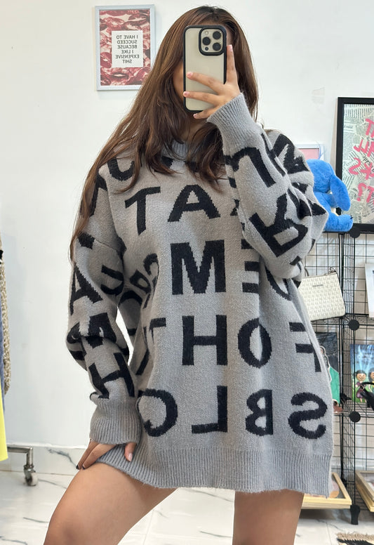 Oversized Korean sweater (44-46)