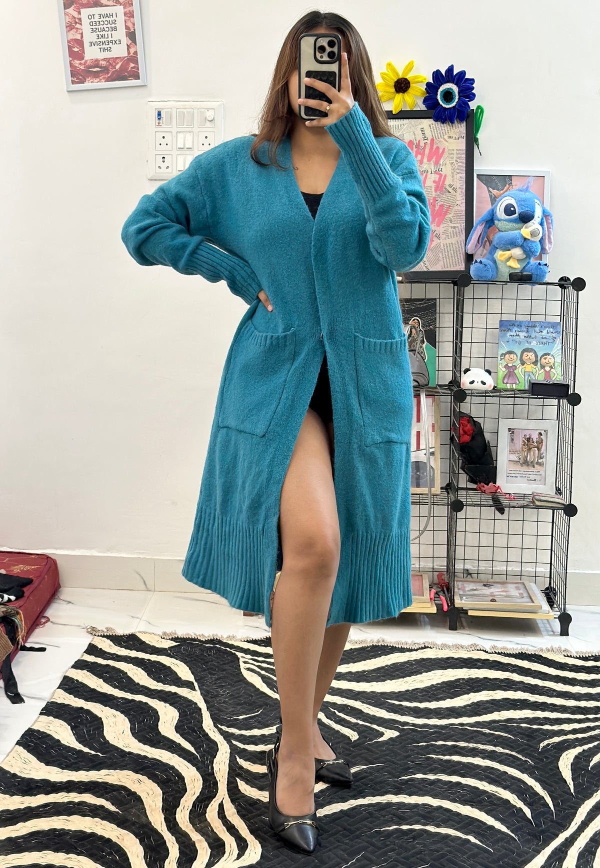 Oversized long shrug (40-42)