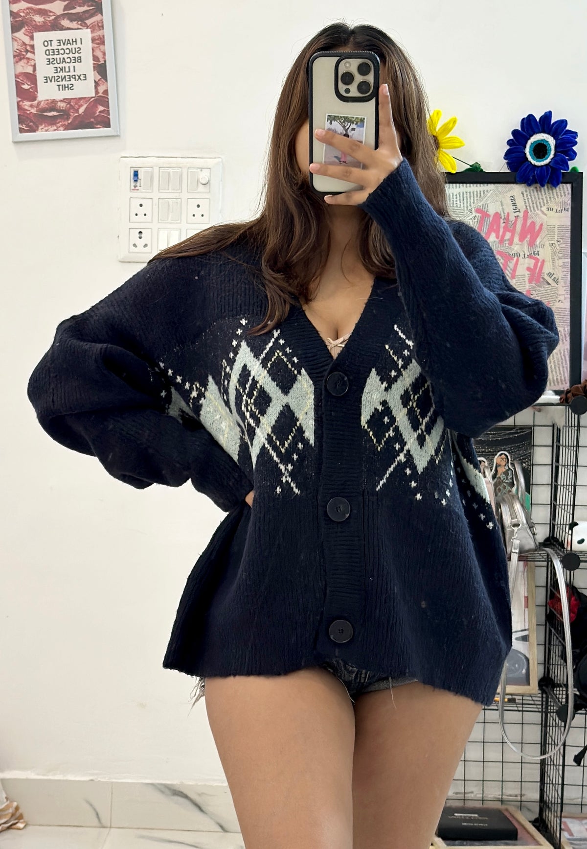 Oversized Korean cardigan(42-44)
