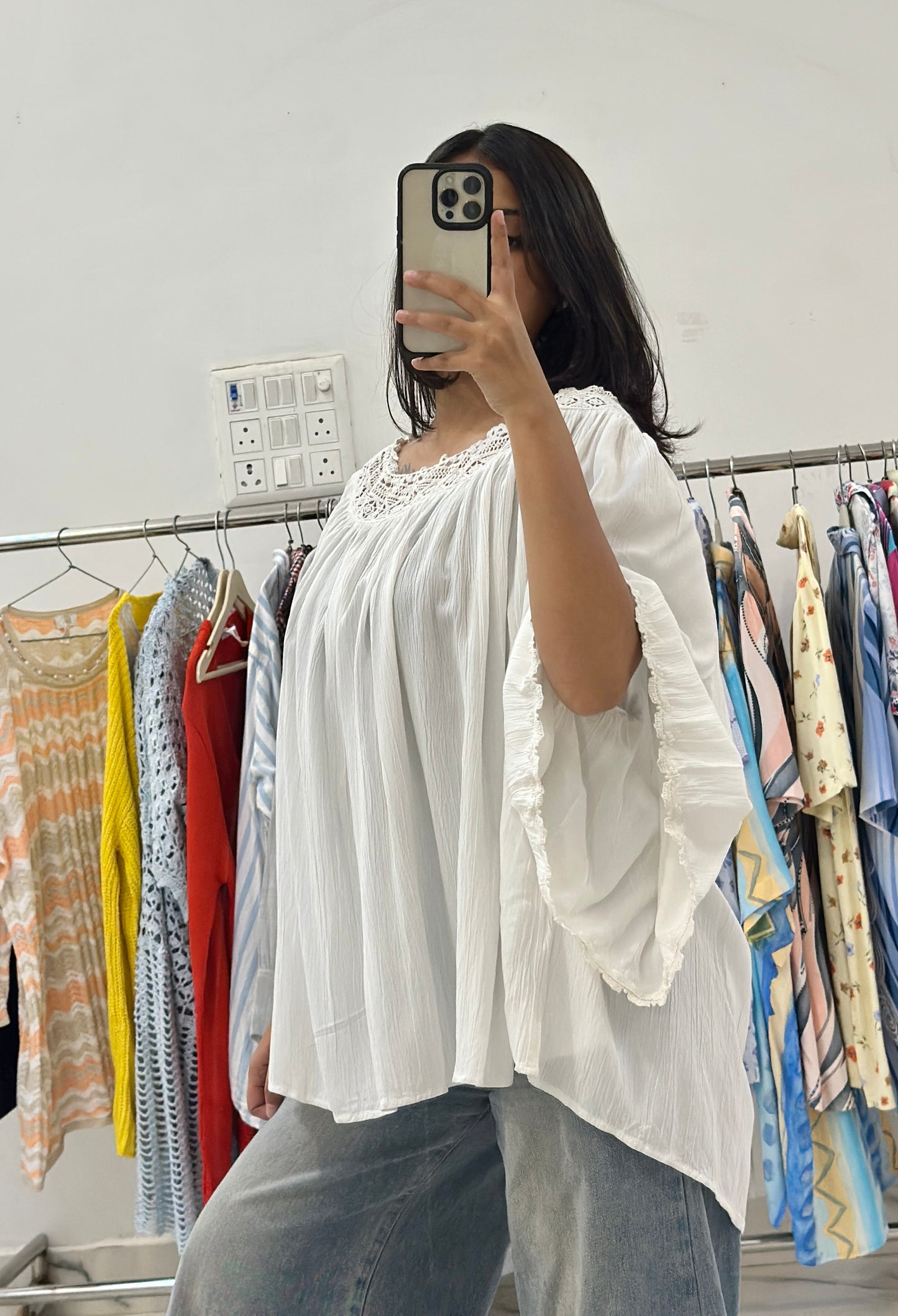 Oversized cotton top (48-50)