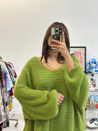 Heavy long furry pullover (50-52)
