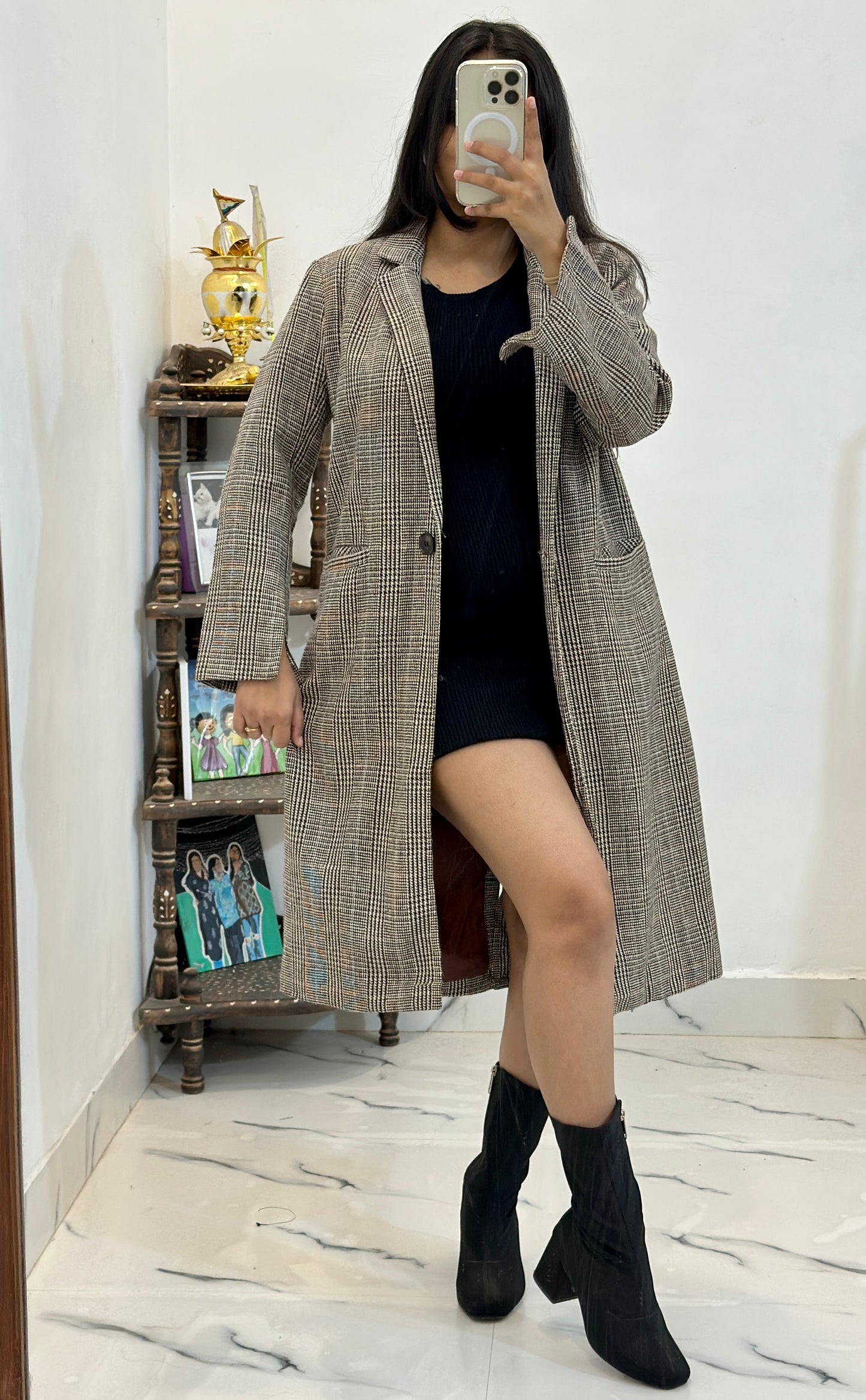 Korean long coat (34-36)