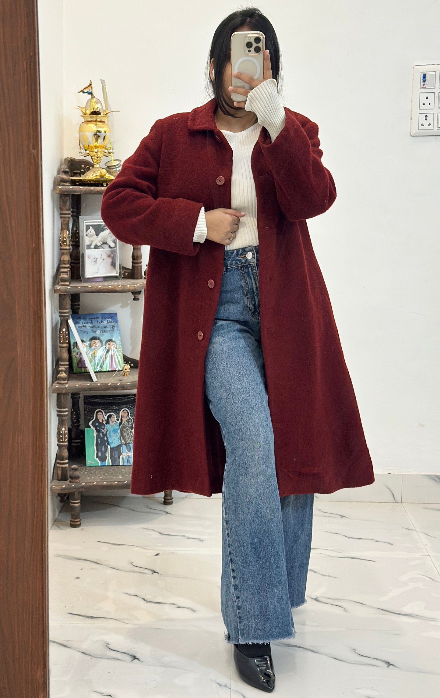 Heavy long coat (32-34)