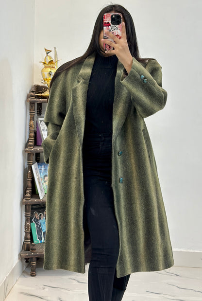 Heavy korean long coat (36-40)