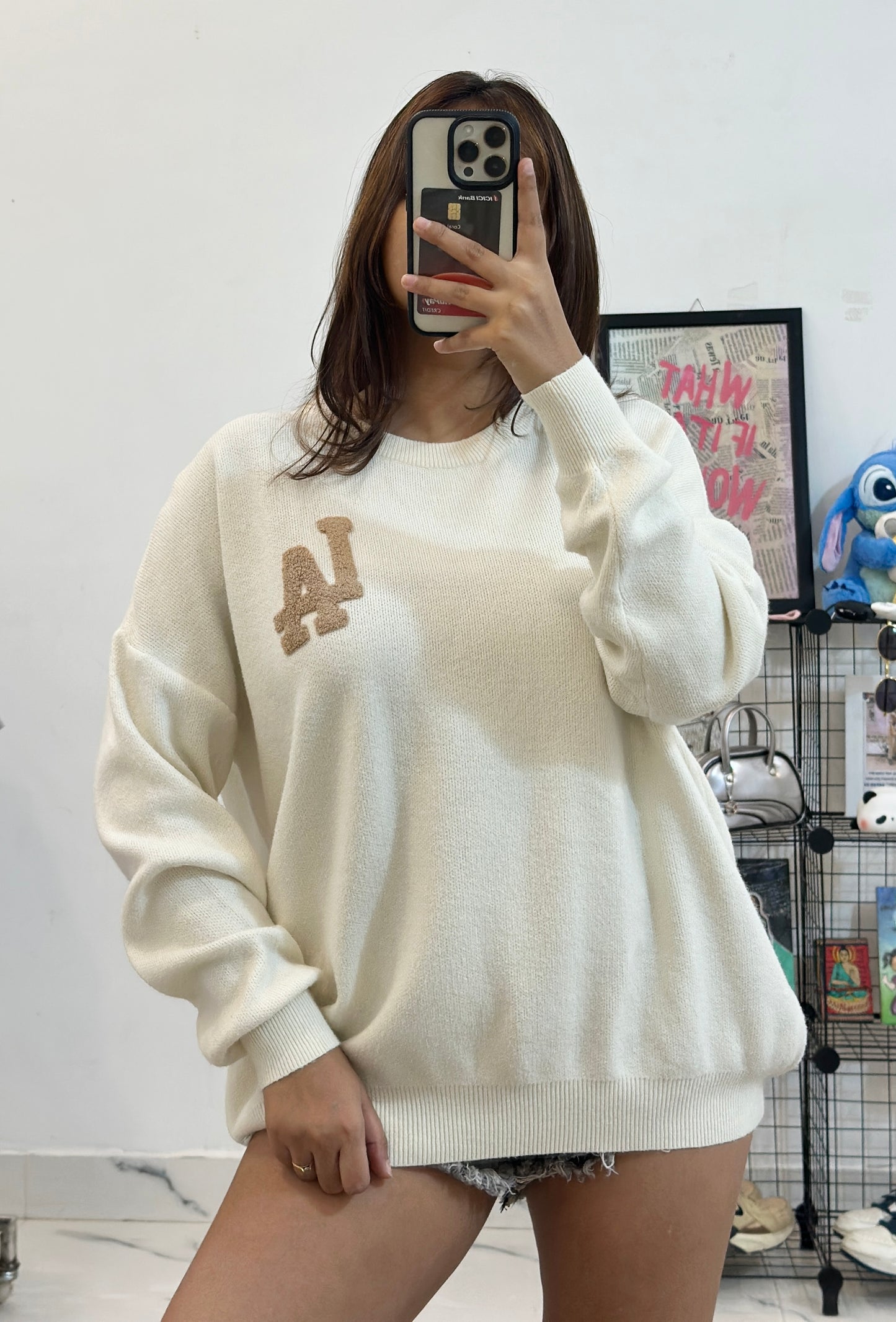 Oversized Korean sweater (40-42)