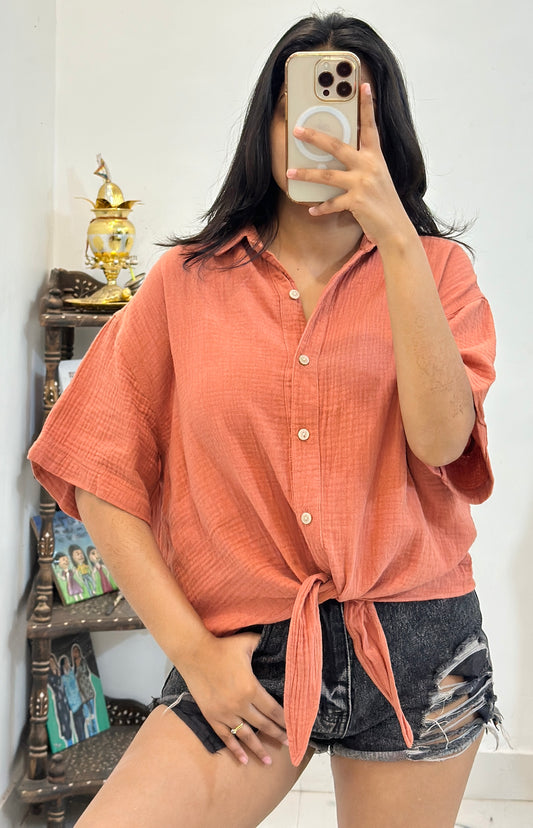 Oversized cotton shirt (40-42)
