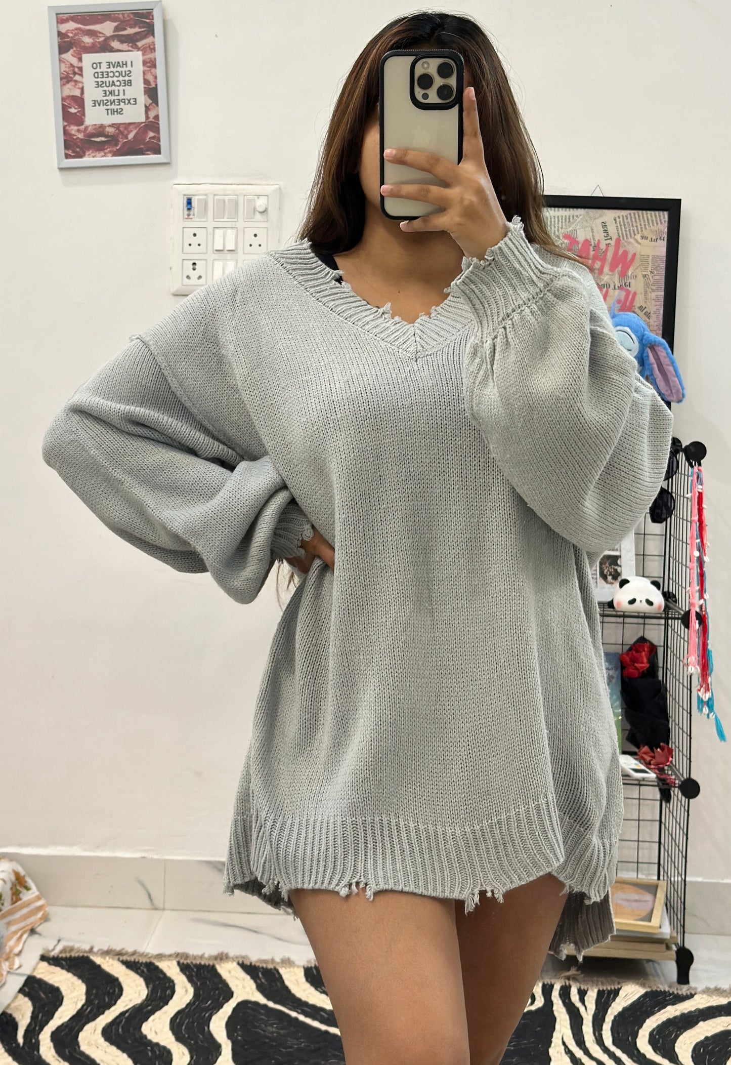 Oversized Korean sweater (44-48)