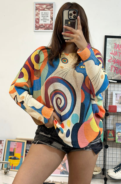 Oversized Korean sweater (42-44)